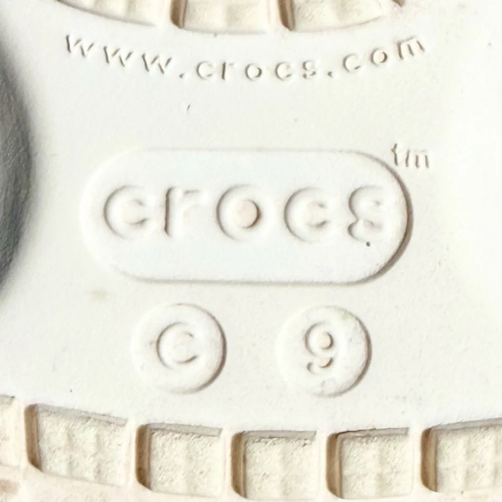 CROCS Kids Tie-Dye Clog in White with Yellow, Blue & Pink